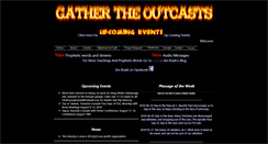 Desktop Screenshot of gathertheoutcasts.com